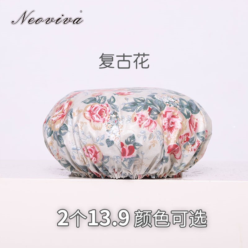 可爱浴帽防水成人女款淋浴洗澡沐浴帽女士厨房帽防尘防油烟帽|msdalam kategori keluarga/Alat Pembersihan peribadi, Peralatan pembersihan penjagaan diri, topi mandi - dari Buy2taobao.com untuk memberikan perkhidmatan ejen Taobao profesional membeli