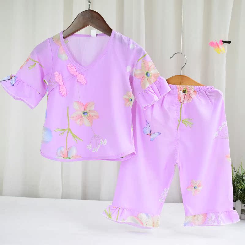 summer baby Tang costume Complex costume suit girl Hanfu ancient costume Ethnic style TSUMUGI children full dress Artificial cottonin the Children/Baby/Family fitted , Children's Robes/Costume/National costume , Costume  category - from Buy2taobao.com to provide professional Taobao agent buy service