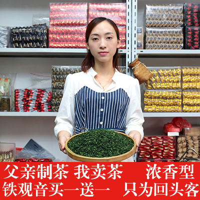 乌龙茶秋茶安溪铁观音绿茶正品散装浓香型特级茶叶共500g礼盒装茶