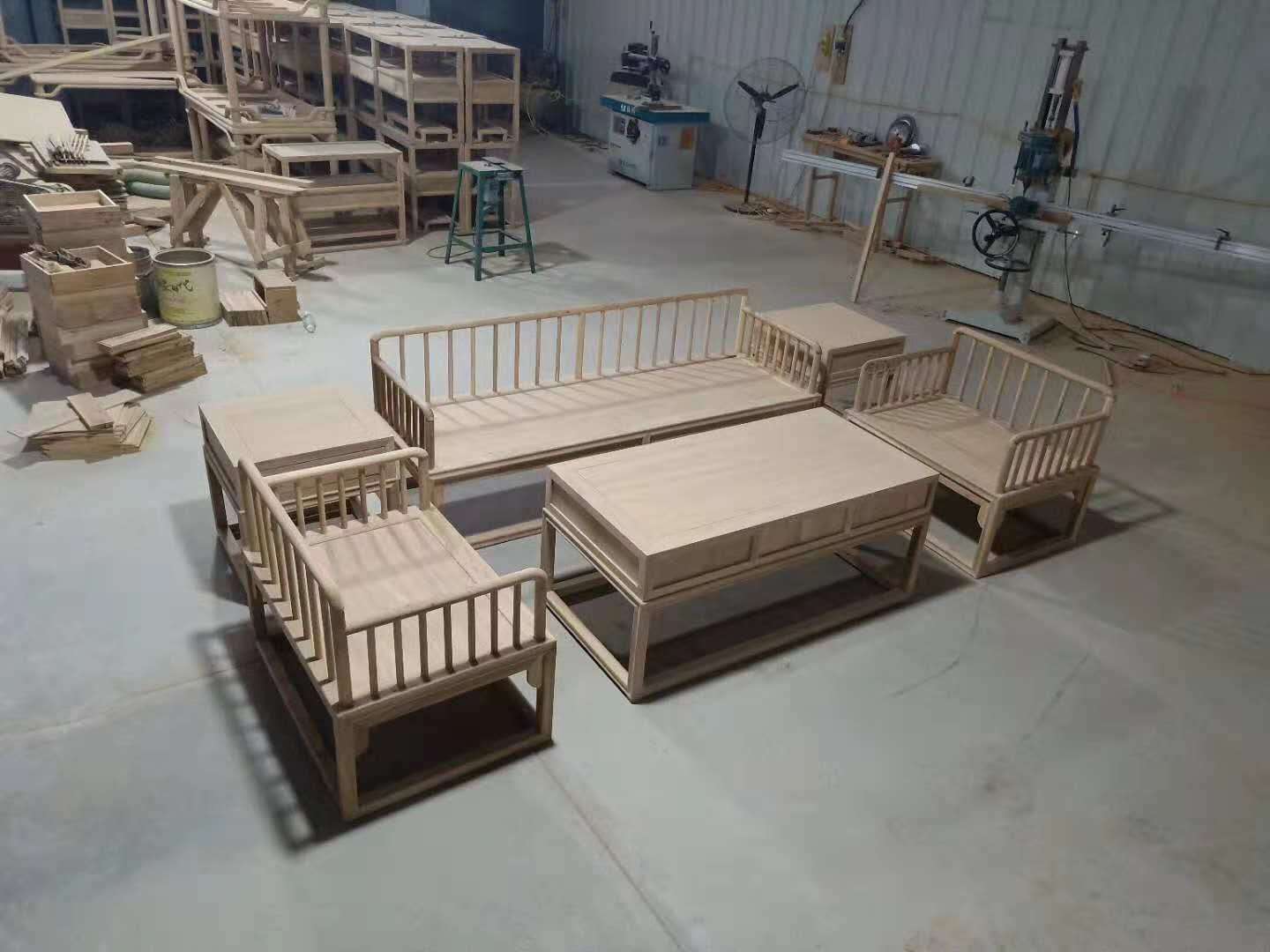 中式沙发六件套在类目 住宅家具, 沙发类, 实木沙发中 - 来自Buy2taobao.com提供专业的淘宝代购服务