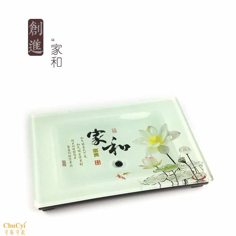 钢化玻璃茶盘家用琉璃茶盘现代简约水晶陶瓷功夫茶具茶台托盘在类目 餐饮具, 茶具, 茶盘中 - 来自Buy2taobao.com提供专业的淘宝代购服务
