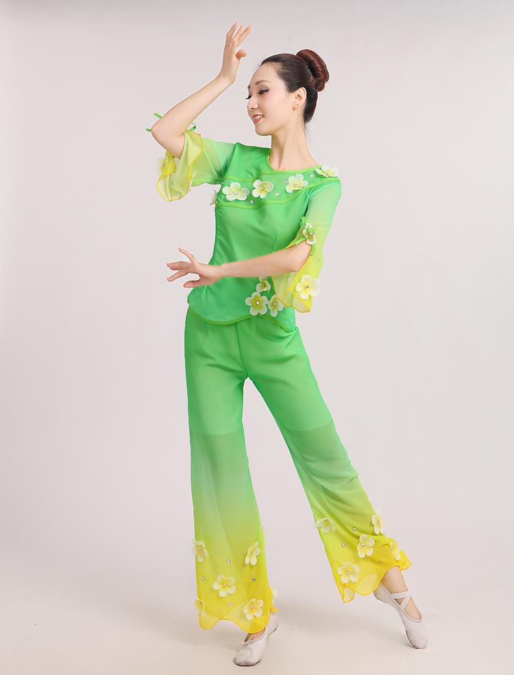2015 new pattern Yangge Dance dance clothing National Costume costume Middle and old age Fan dance square Dancing clothesin the Women's clothing/Boutique , Costume/National costume/Stage costumes , National costume/Costumes category - from Buy2taobao.com to provide professional Taobao agent buy service