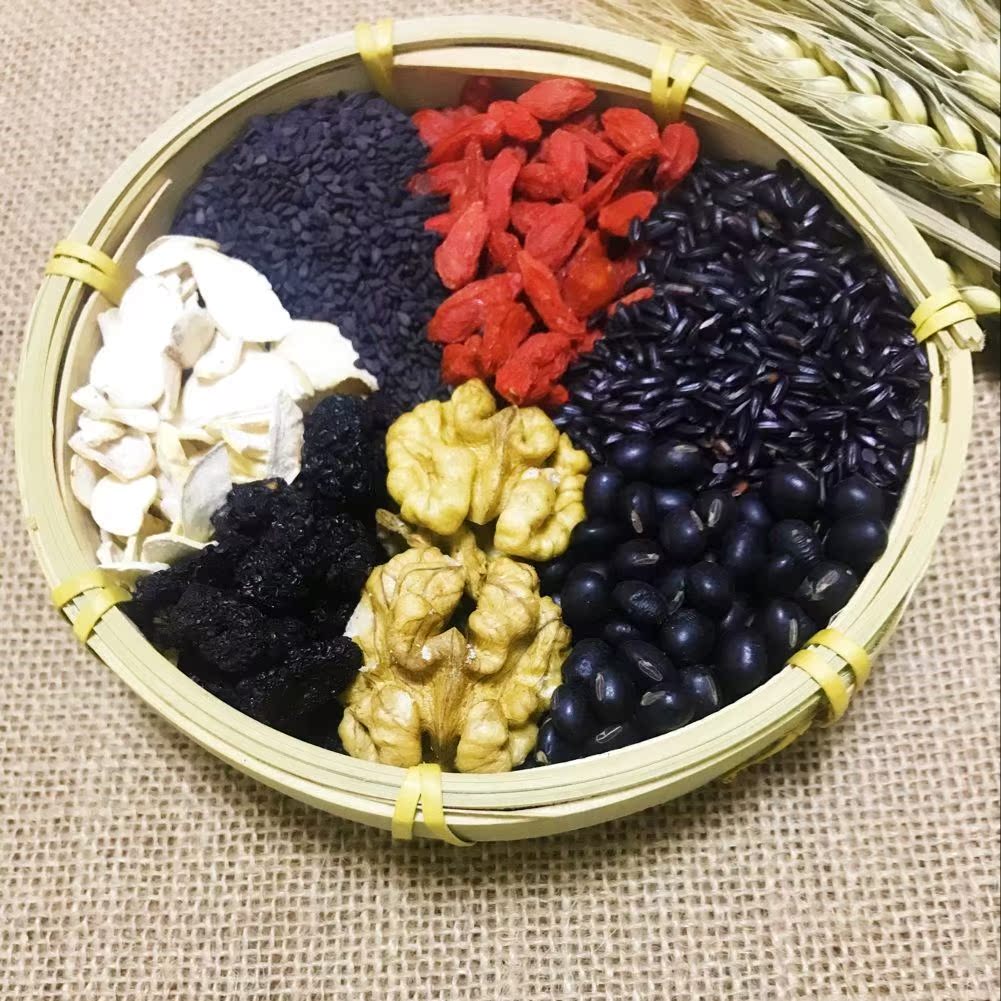 黑芝麻粉核桃黑豆粉糊防脱发乌发食品早餐头发白发变黑发食疗|ruв категории кофе/хлопья/напиток, натуральный порошок питание - от Buy2taobao.com для оказания профессиональной услуги покупки агента Taobao