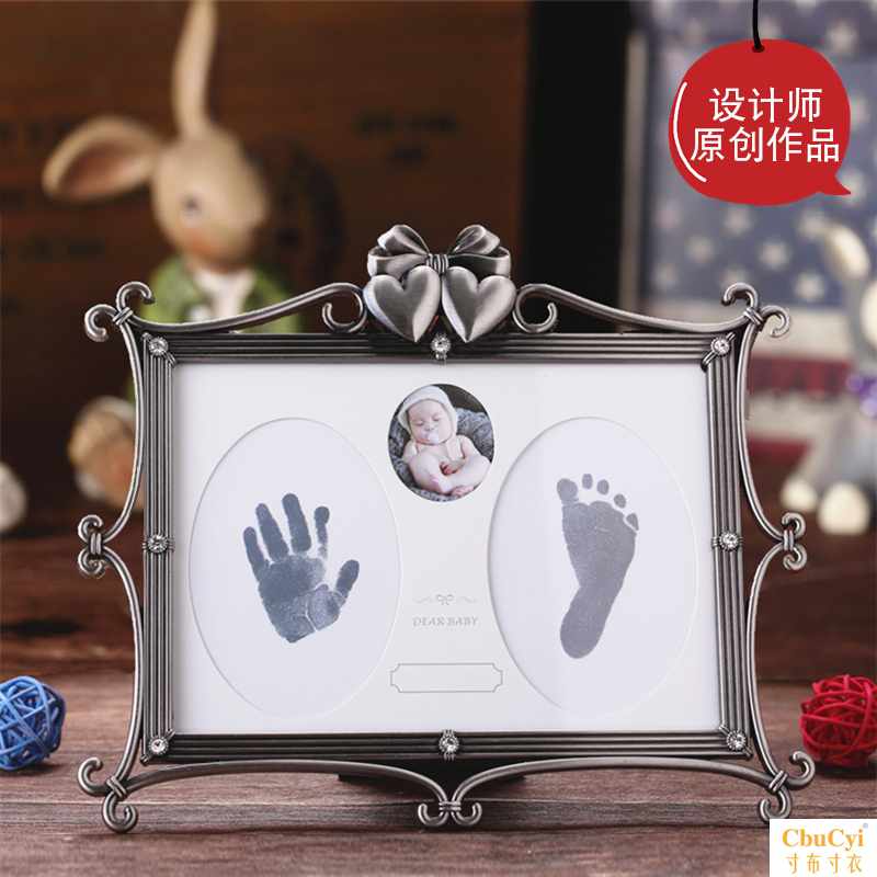 宝宝手足印泥新生儿童满月百天婴儿手脚印相框摆台纪念品创意礼物在类目 玩具/童车/益智/积木/模型, 宝宝纪念品/个性产品, 手脚印中 - 来自Buy2taobao.com提供专业的淘宝代购服务