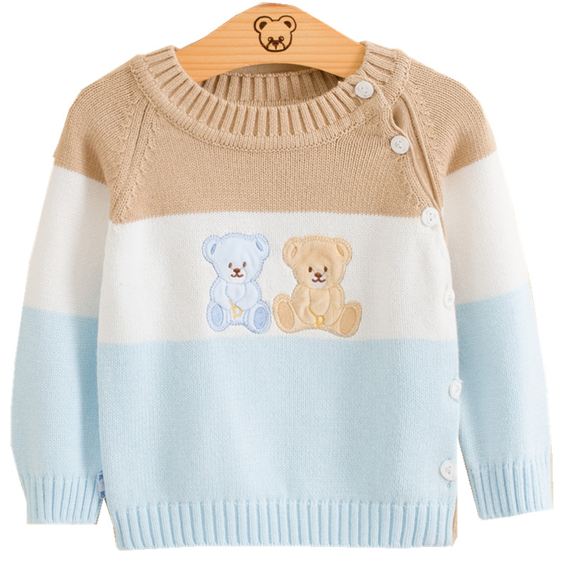 baby pure cotton sweater Newborn jacket men and women Infants Embroidery Fawn pure cotton Socket Shayiin the Children/Baby/Family fitted , Sweaters/Knitwear category - from Buy2taobao.com to provide professional Taobao agent buy service