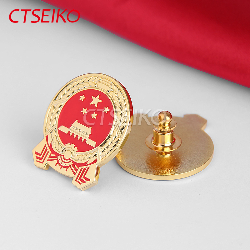 Emblem of China Brooch Patriotic Collector's Edition badge Sterling Silver Medals customized National emblem Chest badge Collar insignia Bids Customizedin the Accessories/Fashion Jewelry, Brooch category - from Buy2taobao.com to provide professional Taobao agent buy service