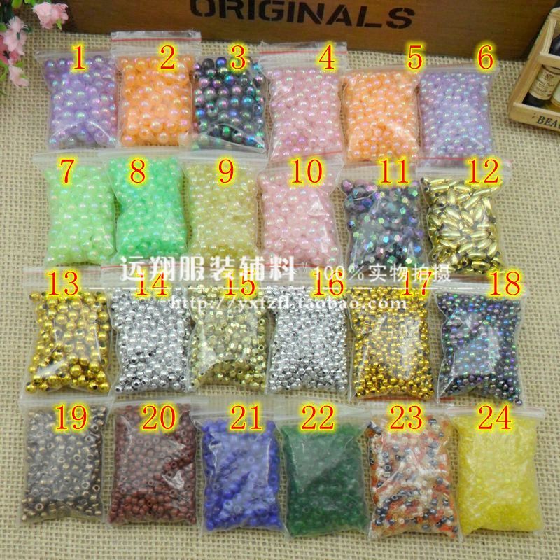 手工辅料 DIY手工辅料穿珠 亮珠 圆珠 八角珠长珠 24款可选|msdalam kategori rumah Fabrik, bahan-bahan jahitan DIY, alat dan produk siap, Aksesori jahit DIY/aksesori/aksesori, manik/berlian/Bunga dan aksesori lain - dari Buy2taobao.com untuk memberikan perkhidmatan ejen Taobao profesional membeli