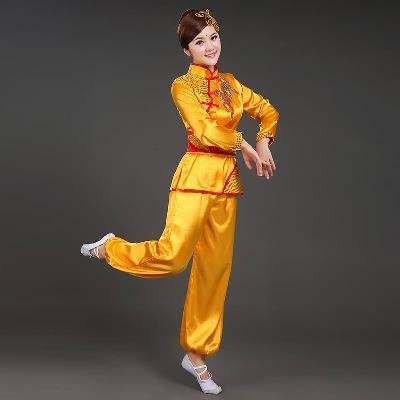 秧歌服2018新款夏中老年民族舞扇子舞蹈服装演出服中国风打鼓服女在类目 女装/女士精品, 唐装/民族服装/舞台服装, 民族服装/舞台装中 - 来自Buy2taobao.com提供专业的淘宝代购服务