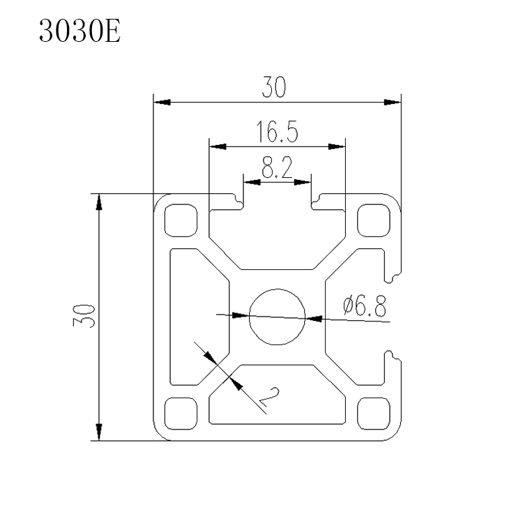 3030E工业铝合金型材铝方管框架型材流水线工作台设备标准铝材|msdalam kategori perkakasan/alat, aluminium, aluminium perindustrian - dari Buy2taobao.com untuk memberikan perkhidmatan ejen Taobao profesional membeli