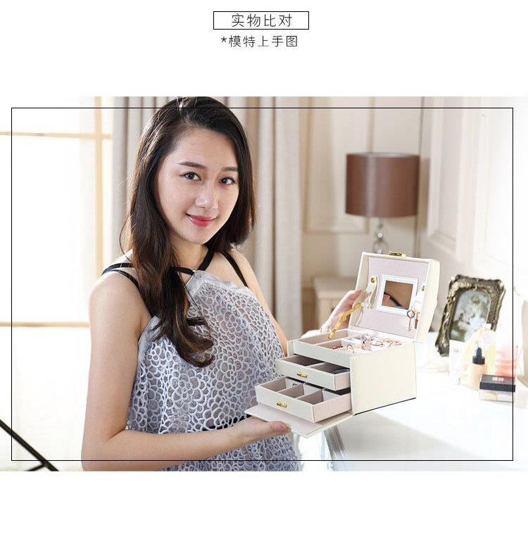 高档耳饰欧式首饰盒小号大容量收纳盒家用便携式简约多功能盒子耳|msdalam kategori penyatuan simpanan, Rumah Storage Appliances, kotak simpanan, kotak barang kemas - dari Buy2taobao.com untuk memberikan perkhidmatan ejen Taobao profesional membeli