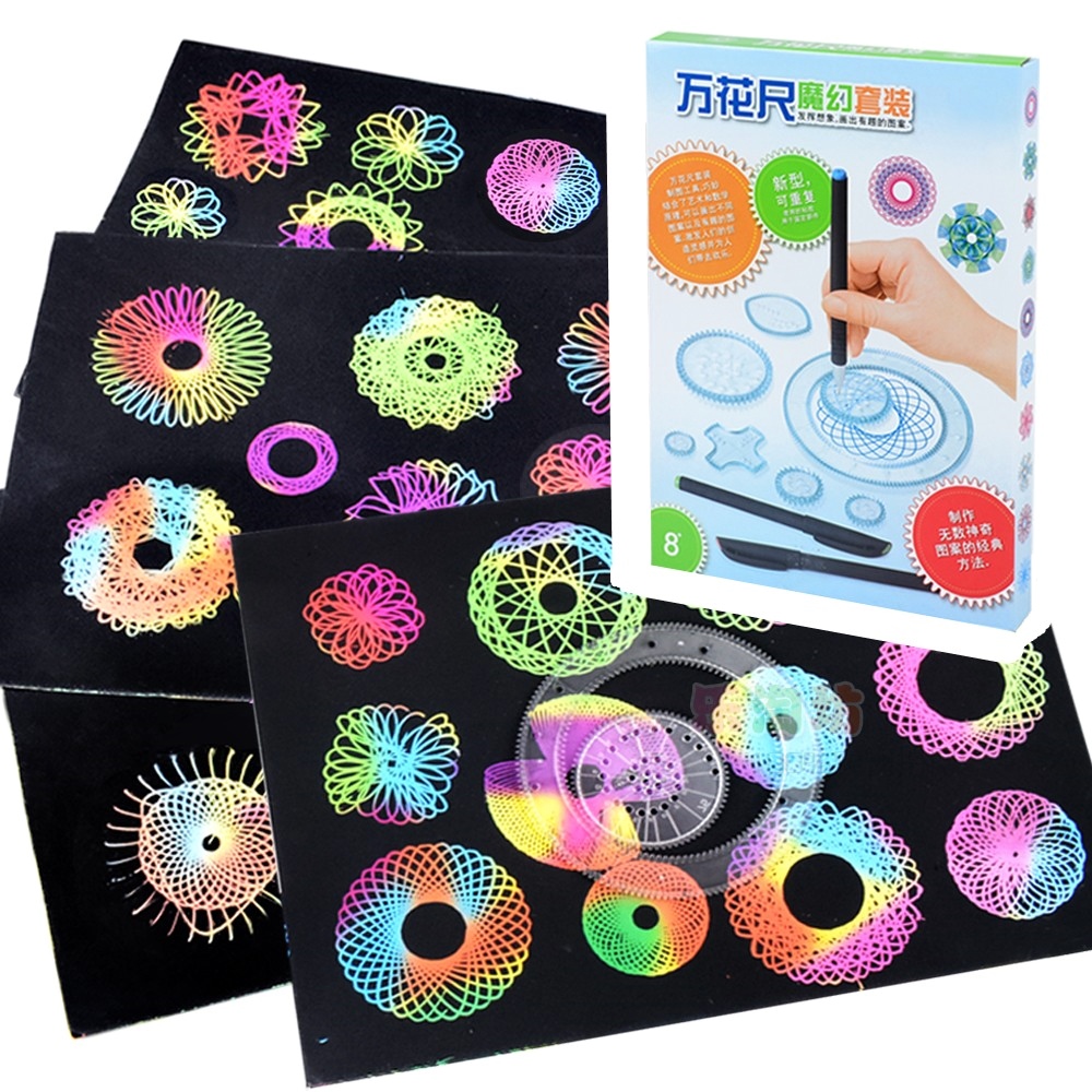 tone painting Circle Blossoms Child painting Magic brain Flowers tool draw Strongest personality Same itemin the Electronic Dictionary/Electronic paper book/Stationery , Drawing measurement products , Various types of foot/Triangle category - from Buy2taobao.com to provide professional Taobao agent buy service