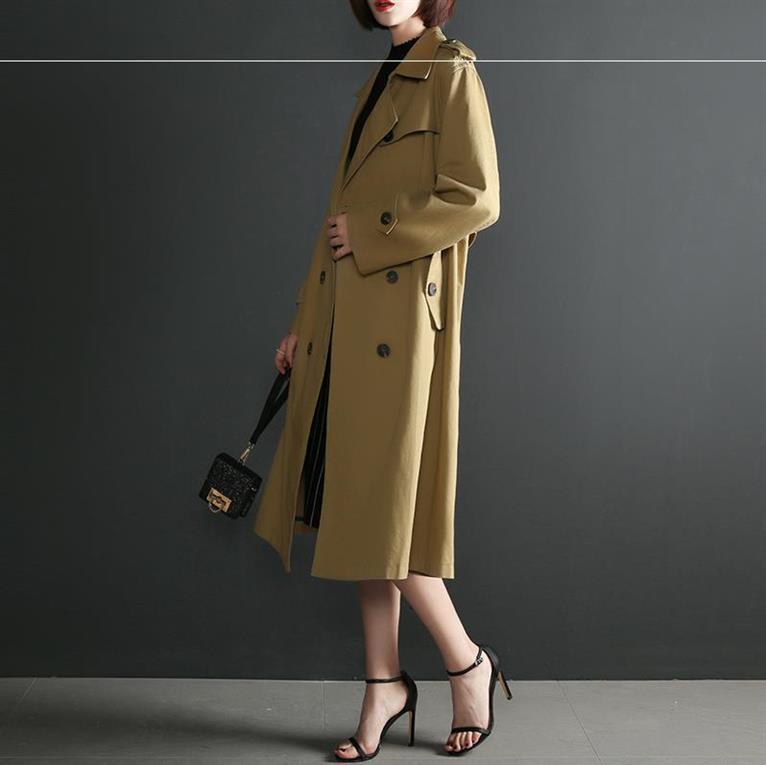 Sporty coat ins Drape Windbreaker Mid length version High cold Little Spring coat Overknee Springin the Women's clothing/Boutique , Windbreaker category - from Buy2taobao.com to provide professional Taobao agent buy service