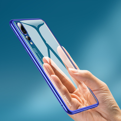 图拉斯华为p20pro手机壳p20透明保护套硅胶超薄女男款潮玻璃创意