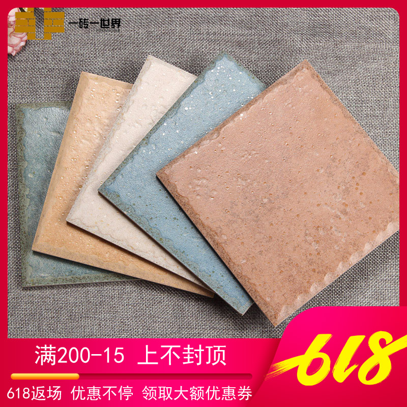 Special Offer Multicolored American style rural Antique brick kitchen TOILET Solid floor tile non-slip balcony ceramic tile 150in the Decoration main material , Ceramic tile , Antique brick (Including culture stone) category - from Buy2taobao.com to provide professional Taobao agent buy service