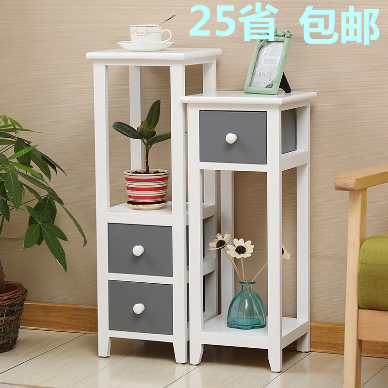 包邮小床头柜实木夹缝收纳柜小柜子创意卧室柜窄柜欧式25cm迷你在类目 住宅家具, 柜类, 床头柜中 - 来自Buy2taobao.com提供专业的淘宝代购服务