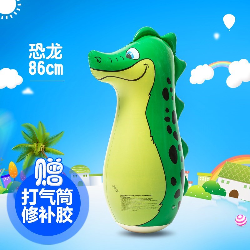 新款加厚动物充气不倒翁玩具大号不倒翁充气玩具儿童益智健身玩具|msdalam kategori Toy/bayi/teka-teki/blok bangunan/model, elektronik/cahaya/berudara/mainan rumit, kembung mainan plastik (tidak meletakkan bahan-bahan lain) - dari Buy2taobao.com untuk memberikan perkhidmatan ejen Taobao profesional membeli