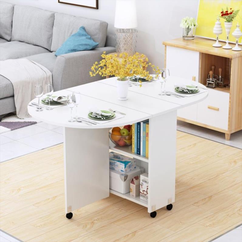 fold round table table fashion household Small apartment rectangle Northern Europe Storage Belt wheel small-scale Economic type indoorin the Residential furniture , Tables , Folding table category - from Buy2taobao.com to provide professional Taobao agent buy service