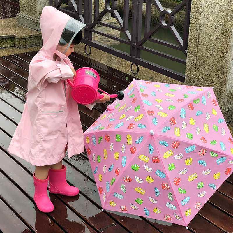 可变色 儿童雨伞男童女童小童小孩小学生幼儿园宝宝雨具遇水变色|ruв категории начало ежедневно, зонтик/дождь/дождь/водостойкость, зонтик - от Buy2taobao.com для оказания профессиональной услуги покупки агента Taobao