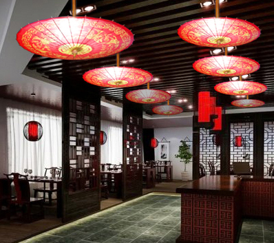传统油纸伞红色祥云仙鹤中式酒店茶楼饭店顶棚装饰伞可定做在类目 家居饰品, 工艺伞中 - 来自Buy2taobao.com提供专业的淘宝代购服务