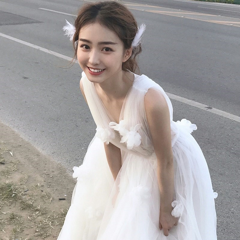 2019 new pattern Little Wedding dress Significantly higher 150cm one word bride marry Tailing princess Dream Qi Diin the Women's clothing/Boutique , Wedding/Cheongsam/Formal dress , Wedding category - from Buy2taobao.com to provide professional Taobao agent buy service