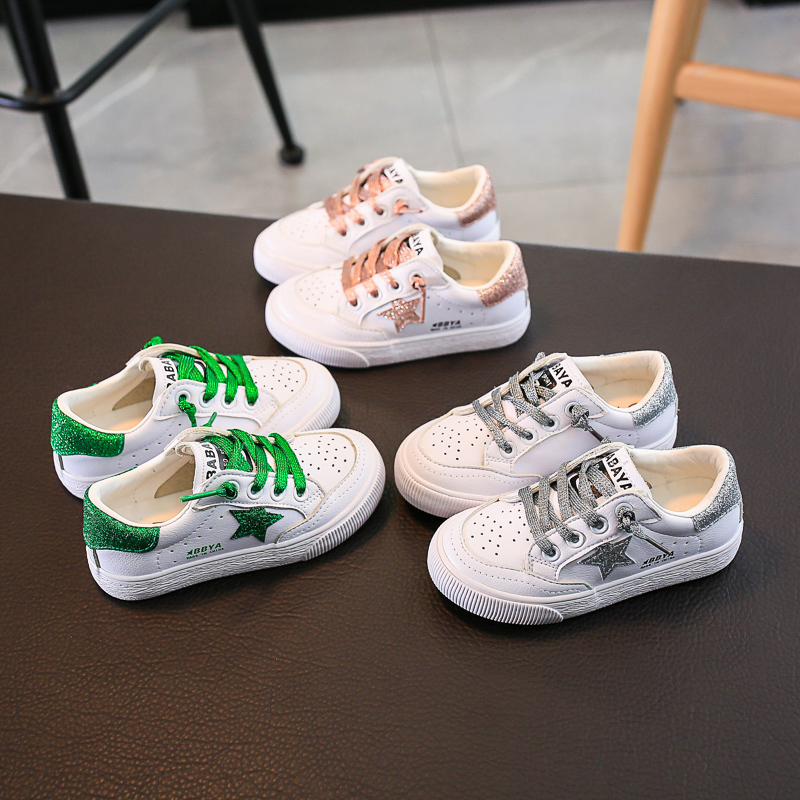 Barbara Duck children skate shoes White shoes girl Single shoes 2019 new pattern fashion Casual shoes Korean Edition Boy shoesin the Shoes/Baby Shoes/Parent-child shoes , Skate shoes category - from Buy2taobao.com to provide professional Taobao agent buy service