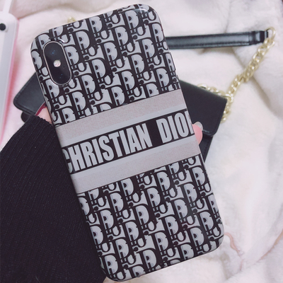 迪奥手机壳苹果XsMax大牌潮dior老花iPhonexr硅胶小香风8plus软壳