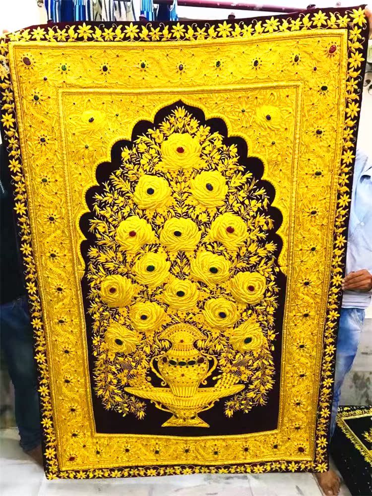India Pakistan Copper Watkins Tapestries three-dimensional Wall paintings Decorative painting Tapestryin the Home Fabric , Tapestry/Tapestry category - from Buy2taobao.com to provide professional Taobao agent buy service