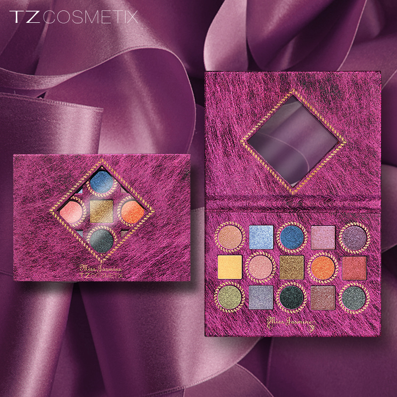 TZcosmetix |15色偏光钻石闪片眼影 MISS JASMINE茉莉小姐|msdalam kategori Alat solek/minyak wangi/kecantikan, Pembayang mata - dari Buy2taobao.com untuk memberikan perkhidmatan ejen Taobao profesional membeli