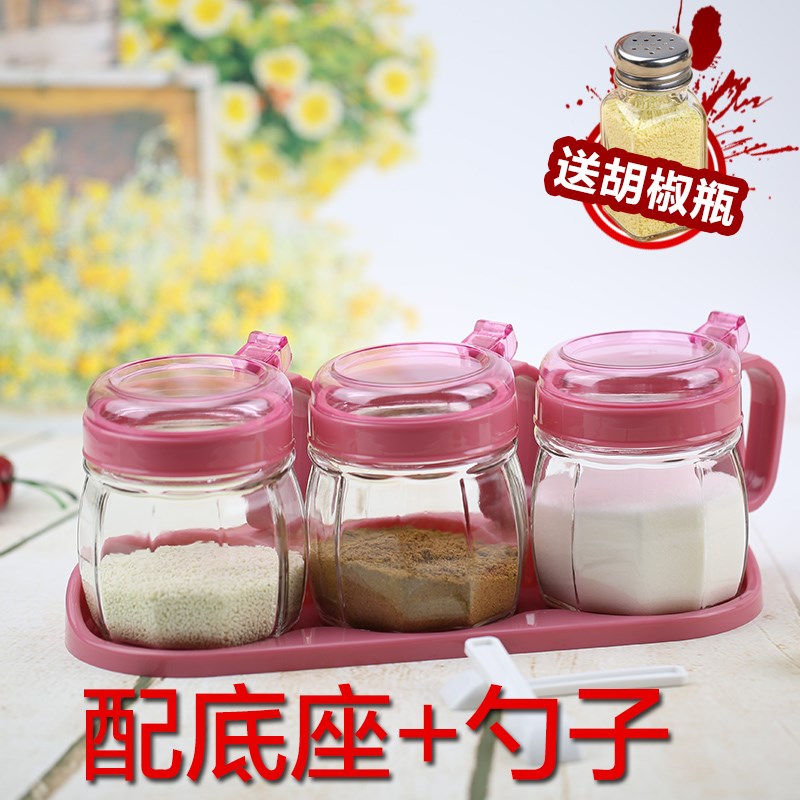 厨房装调理配料调料盒的材料收纳罐子盐巴调味品罐放家用组合套装|ruв категории кухня/посуда, кухонный Гаджет/кухня хранения, тарного хранения/кухня хранения посуды, приправы бутылки - от Buy2taobao.com для оказания профессиональной услуги покупки агента Taobao