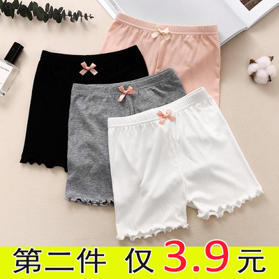 女童安全裤防走光夏季小女孩三分保险裤中大童裤儿童短裤莫代尔薄