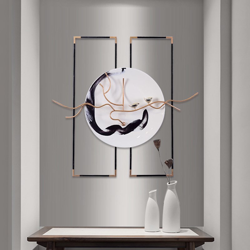 Chinese living room Wall hangings Restaurant Entrance metope ornament Creative home Interior soft package Aisle Pendantin the Home accessories , Mural category - from Buy2taobao.com to provide professional Taobao agent buy service