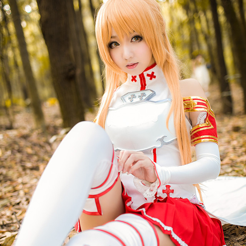 刀剑神域COS 结城明日奈 亚丝娜战斗服cosplay服装全套 现货在类目 模玩/动漫/周边/cos/桌游, Cosplay服饰/道具/服务, Cosplay女装中 - 来自Buy2taobao.com提供专业的淘宝代购服务