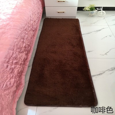 绒毛加厚粉色少女地毯客厅卧室茶几床边地毯可定做满铺可爱地垫。