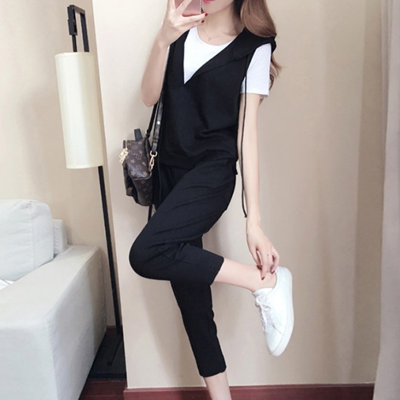 2019 new pattern Early spring Three-piece Suite Large Women's wear Yujie goddess Fat sister Thin pants Western style Two piece setin the Women's clothing/Boutique , Large size women category - from Buy2taobao.com to provide professional Taobao agent buy service
