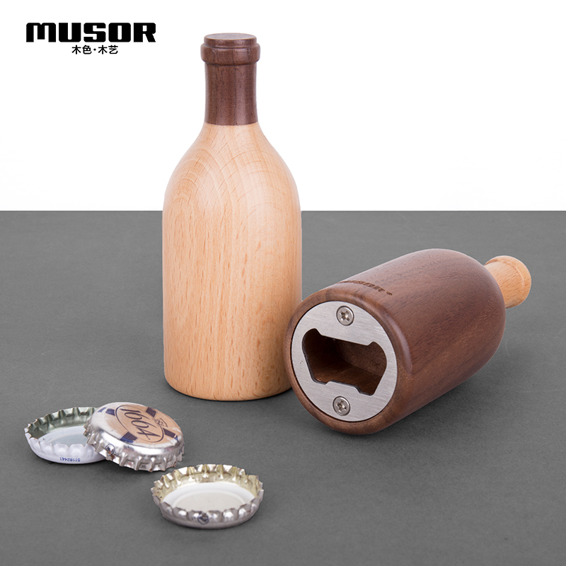 Wooduce不锈钢啤酒开瓶器个性创意冰箱贴起子启瓶器道具瓶|ruв категории посуда, до дна/бокал/вино, открывалка - от Buy2taobao.com для оказания профессиональной услуги покупки агента Taobao