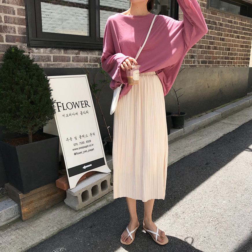 Autumn Korean Edition Paige Show thin Primer Pleated skirt Easy Versatile The dress student temperament skirtin the Women's clothing/Boutique , Skirts category - from Buy2taobao.com to provide professional Taobao agent buy service
