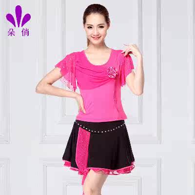 2018 new pattern square dance clothing new pattern suit summer Large Middle and old age dance show Short sleeved jacketin the Sports/Yoga/Fitness/Fans supplies , Dance/Aerobics/Gymnastics , Latin , Latin Dance Set category - from Buy2taobao.com to provide professional Taobao agent buy service