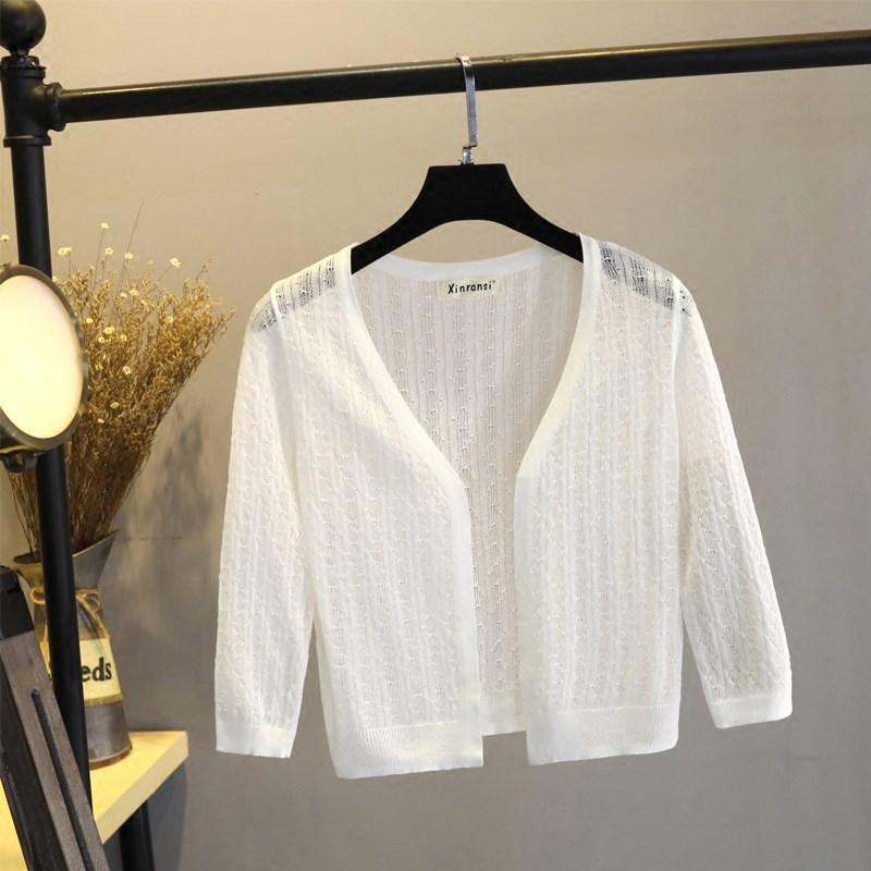 Shawl braces skirt Little coat have cash less than that is registered in the accounts knitting Hollow jacket Thin section Borneol Sunscreen Cardiganin the Women's clothing/Boutique , Wool sweater category - from Buy2taobao.com to provide professional Taobao agent buy service
