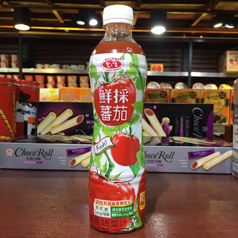 台湾原装饮料 爱之味鲜採番茄汁600ml 还原蔬菜汁70%在类目 咖啡/麦片/冲饮, 饮料, 果蔬汁, 浓缩果蔬汁中 - 来自Buy2taobao.com提供专业的淘宝代购服务