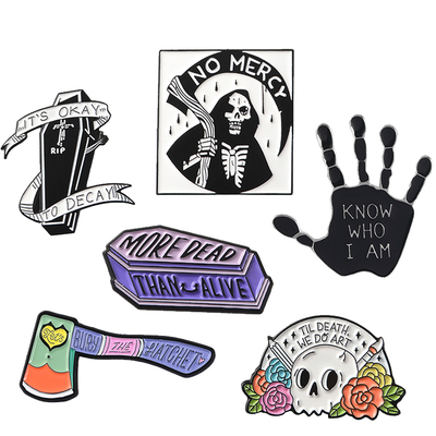 日系可爱胸针ins潮卡通骷髅配饰创意书包装饰别针百搭徽章