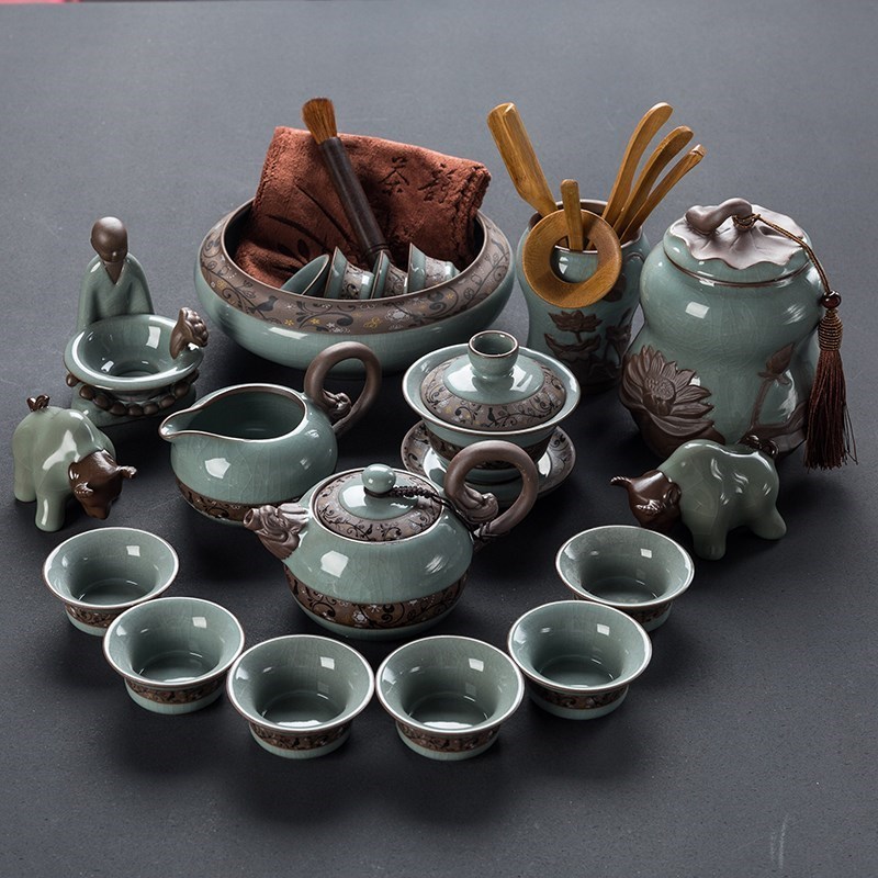 高档茶具套装 奢华 中式复古茶具套装 老式 怀旧日 式茶具套装 和在类目 餐饮具, 茶具, 功夫茶具中 - 来自Buy2taobao.com提供专业的淘宝代购服务