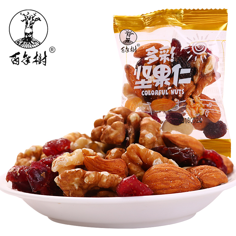百年树多彩坚果仁500g混合型坚果干每日坚果核桃仁蔓越莓腰果零食在类目 零食/坚果/特产, 山核桃/坚果/炒货, 混合坚果中 - 来自Buy2taobao.com提供专业的淘宝代购服务