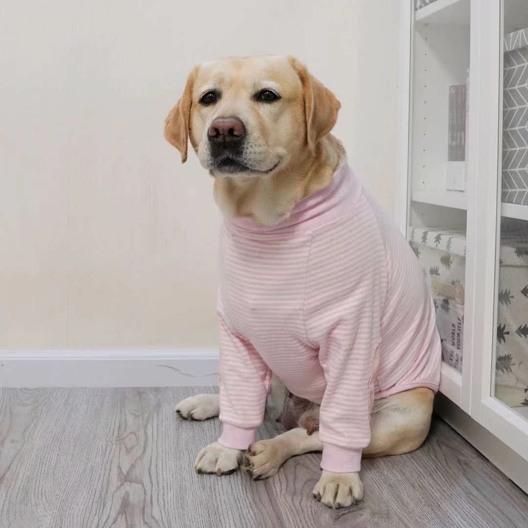 Candy大狗型犬宠物保护肘关节条纹衣服秋冬装拉不拉多金毛防掉毛|ruв категории офисное оборудование/расходные материалы/соответствующие услуги, упаковочного оборудования/знаки и расходных материалов, посылочный мешок/сплетенный мешок - от Buy2taobao.com для оказания профессиональной услуги покупки агента Taobao