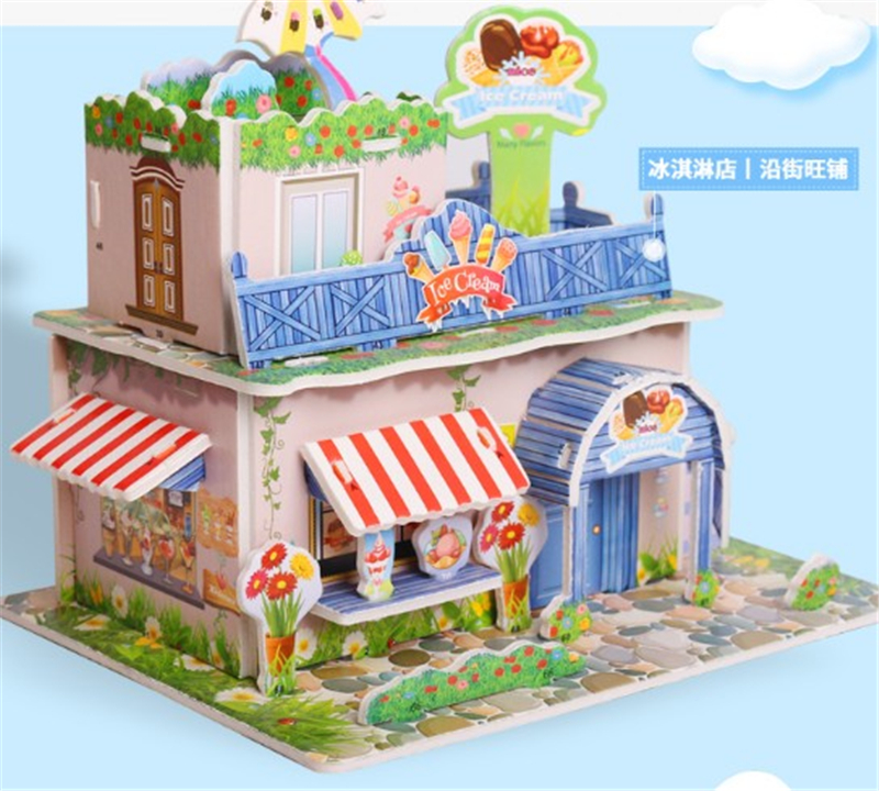 diy House Children 3d three-dimensional Jigsaw puzzle Complex Early education Toys Puzzle interaction manual men and women Parentingin the Toy/Childs/Puzzle/Building block/Model , Beads/Jigsaw/Pair/Disassembly/Beat Toy , Jigsaw/Puzzle category - from Buy2taobao.com to provide professional Taobao agent buy service