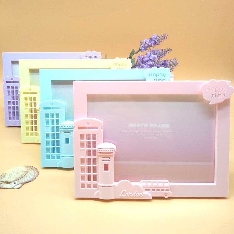 创意7寸韩版横版彩色相框 个性卡通可爱儿童相架挂墙创意摆台摆件|msdalam kategori Aksesori rumah, photo Frame/Frame - dari Buy2taobao.com untuk memberikan perkhidmatan ejen Taobao profesional membeli
