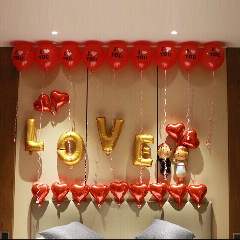 Wedding celebration balloon decorate Marriage room decorate aluminum foil Aluminum balloon Valentine's Day Unburden decorate marry prop birthdayin the Play mode/Anime/Periphery/cos/Board games , Cosplay Apparel/Props/Service , COSPLAY Fitting/Props/Doll clothes category - from Buy2taobao.com to provide professional Taobao agent buy service