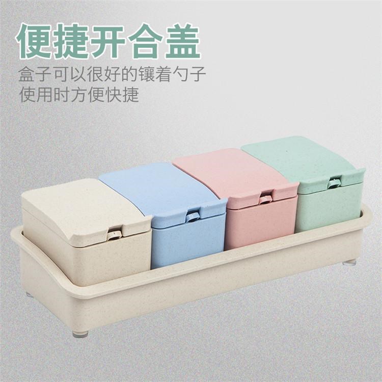 小麦秸秆调味罐调味瓶套装厨房佐料盐罐调料盒礼品套装调味盒套装|ruв категории посуда, посуда, бутылка/цистерна - от Buy2taobao.com для оказания профессиональной услуги покупки агента Taobao