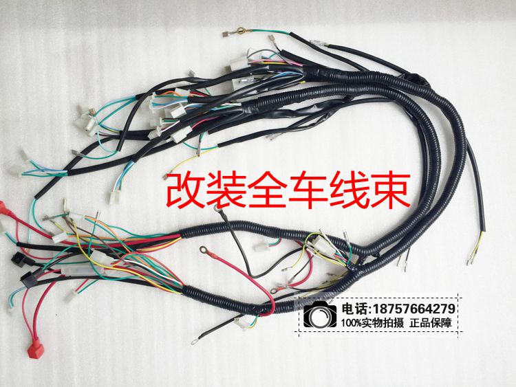 全铜电线整车大线/全车线路摩托车总线路线束三轮车整套线沙滩车|ruв категории мотоцикл/оборудование/аксессуары, других поставок мотоциклов - от Buy2taobao.com для оказания профессиональной услуги покупки агента Taobao