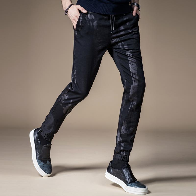summer new pattern trousers black Casual pants trousers Korean Edition Trend 2019 new pattern Self cultivation Pencil Pants Spring and summerin the Men's clothing, Casual pants category - from Buy2taobao.com to provide professional Taobao agent buy service