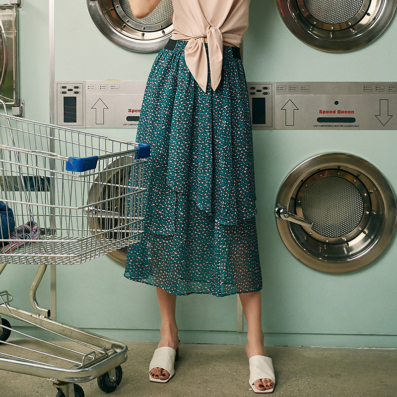 Same item skirt 2019 The new spring ins Ultra-fire temperament Leopard printing Mid length version Yarn skirtin the Women's clothing/Boutique , Skirts category - from Buy2taobao.com to provide professional Taobao agent buy service
